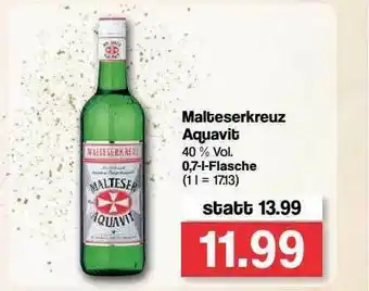 Famila Nord Ost Malteserkreuz Aquavit Angebot