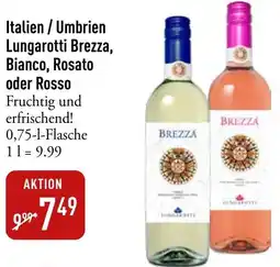 Galeria Markthalle Italien / Umbrien Lungarotti Brezza, Bianco, Rosato oder Rosso Angebot