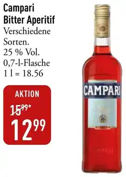 Galeria Markthalle Campari Bitter Aperitif Angebot