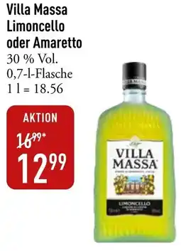 Galeria Markthalle Villa Massa Limoncello oder Amaretto Angebot