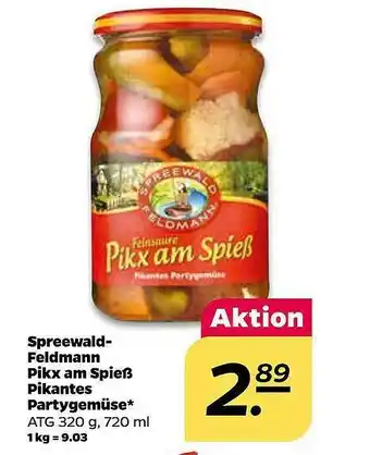 NETTO Spreewald-feldmann Pikx Am Spieß Pikantes Partygemüse Angebot