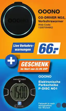 K+B Expert OOONO CO-DRIVER NO2, Verkehrswarner Angebot