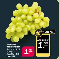NETTO Trauben hell kernlos Angebot