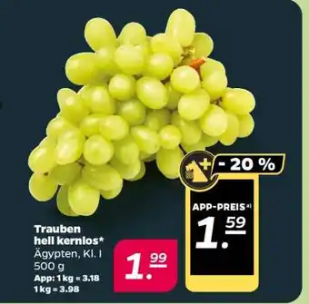 NETTO Trauben hell kernlos Angebot