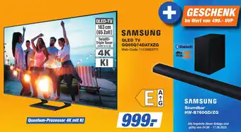 K+B Expert SAMSUNG QLED TV GQ65Q74DATXZG Angebot