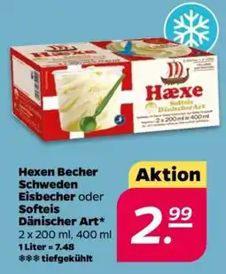NETTO Hexen Becher Schweden Eisbecher oder Softeis Dänischer Art Angebot