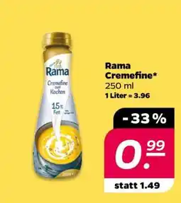 NETTO Rama Cremefine Angebot