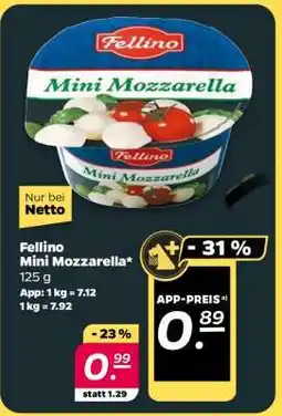NETTO Fellino Mini Mozzarella Angebot