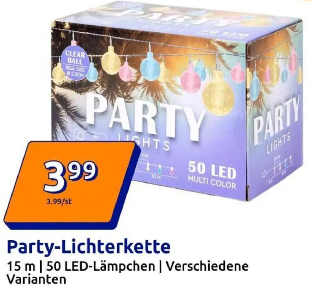Party-Lichterkette Angebot bei Action