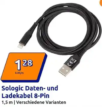 Action Sologic Daten- und Ladekabel 8-Pin Angebot