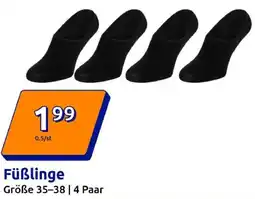 Action Füßlinge Angebot