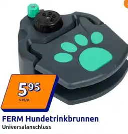 Action FERM Hundetrinkbrunnen Angebot