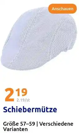 Action Schiebermütze Angebot