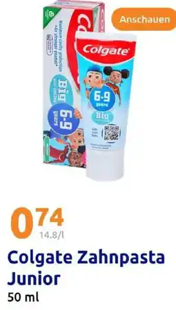 Action Colgate Zahnpasta Junior Angebot