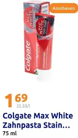 Action Colgate Max White Zahnpasta Stain... Angebot