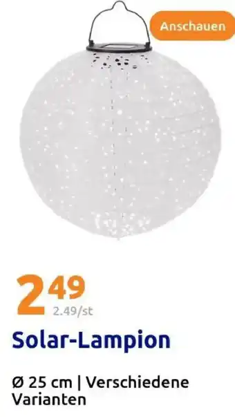 Action Solar-Lampion Angebot