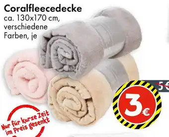 TEDi Coralfleecedecke Angebot