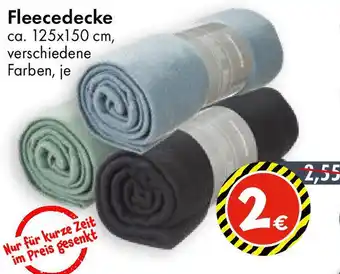 TEDi Fleecedecke Angebot