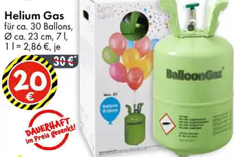 TEDi Helium Gas Angebot