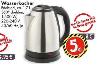TEDi Wasserkocher Angebot