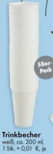 TEDi Trinkbecher Angebot
