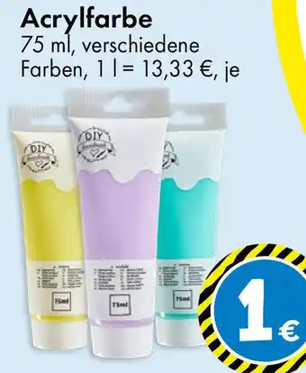 TEDi Acrylfarbe Angebot