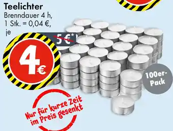 TEDi Teelichter Angebot