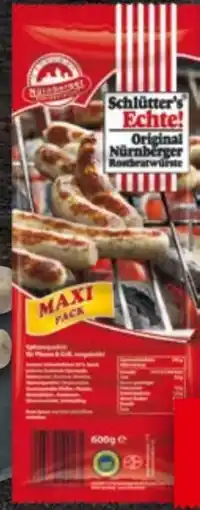 Handelshof Schlütters Original Nürnberger Rostbratwürste Angebot