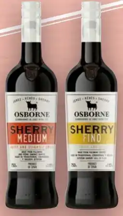 Handelshof Osborne Sherry Fino Angebot