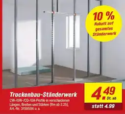 toom Baumarkt Trockenbau-Ständerwerk Angebot