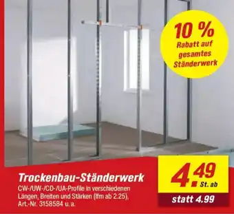 toom Baumarkt Trockenbau-Ständerwerk Angebot