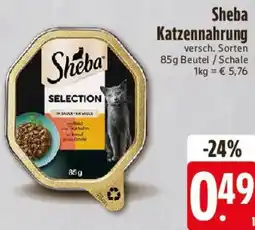 Edeka Sheba Katzennahrung Angebot