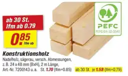 toom Baumarkt Konstruktionsholz Angebot