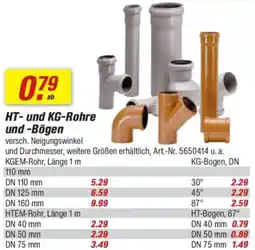 toom Baumarkt HT- und KG-Rohre und -Bögen Angebot