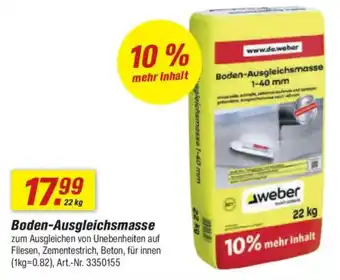 toom Baumarkt weber Boden-Ausgleichsmasse Angebot