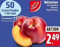 E-Center Gut & Günstig Nektarinen Angebot