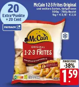 E-Center McCain 1-2-3 Frites Original Angebot