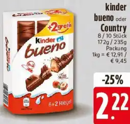 E-Center kinder bueno oder Country Angebot