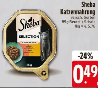 E-Center Sheba Katzennahrung Angebot