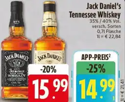 E-Center Jack Daniel's Tennessee Whiskey Angebot