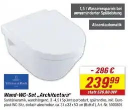 toom Baumarkt Villeroy & Boch Wand-WC-Set „Architectura" Angebot