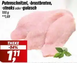 Simmel Putenschnitzel, -brustbraten, -steaks oder -gulasch Angebot