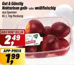 Simmel Gut & Günstig Nektarinen gelb- oder weißfleischig Angebot