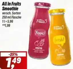 Simmel All in Fruits Smoothie Angebot