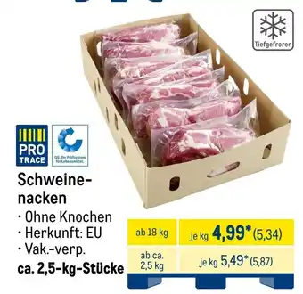 METRO Schweinenacken Angebot