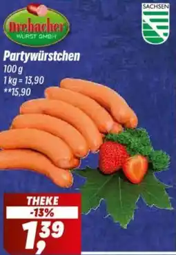 Simmel Drebacher Partywürstchen Angebot