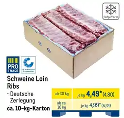 METRO Schweine Loin Ribs Angebot
