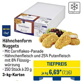 METRO METRO Chef Hähnchenform Nuggets Angebot