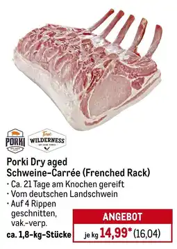 METRO True WILDERNESS / EMSRIND Porki Dry aged Schweine-Carrée (Frenched Rack) Angebot