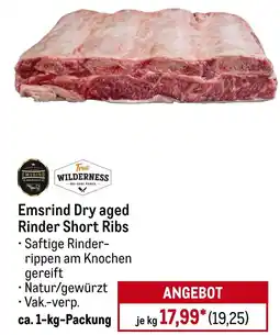 METRO True WILDERNESS / EMSRIND Emsrind Dry aged Rinder Short Ribs Angebot